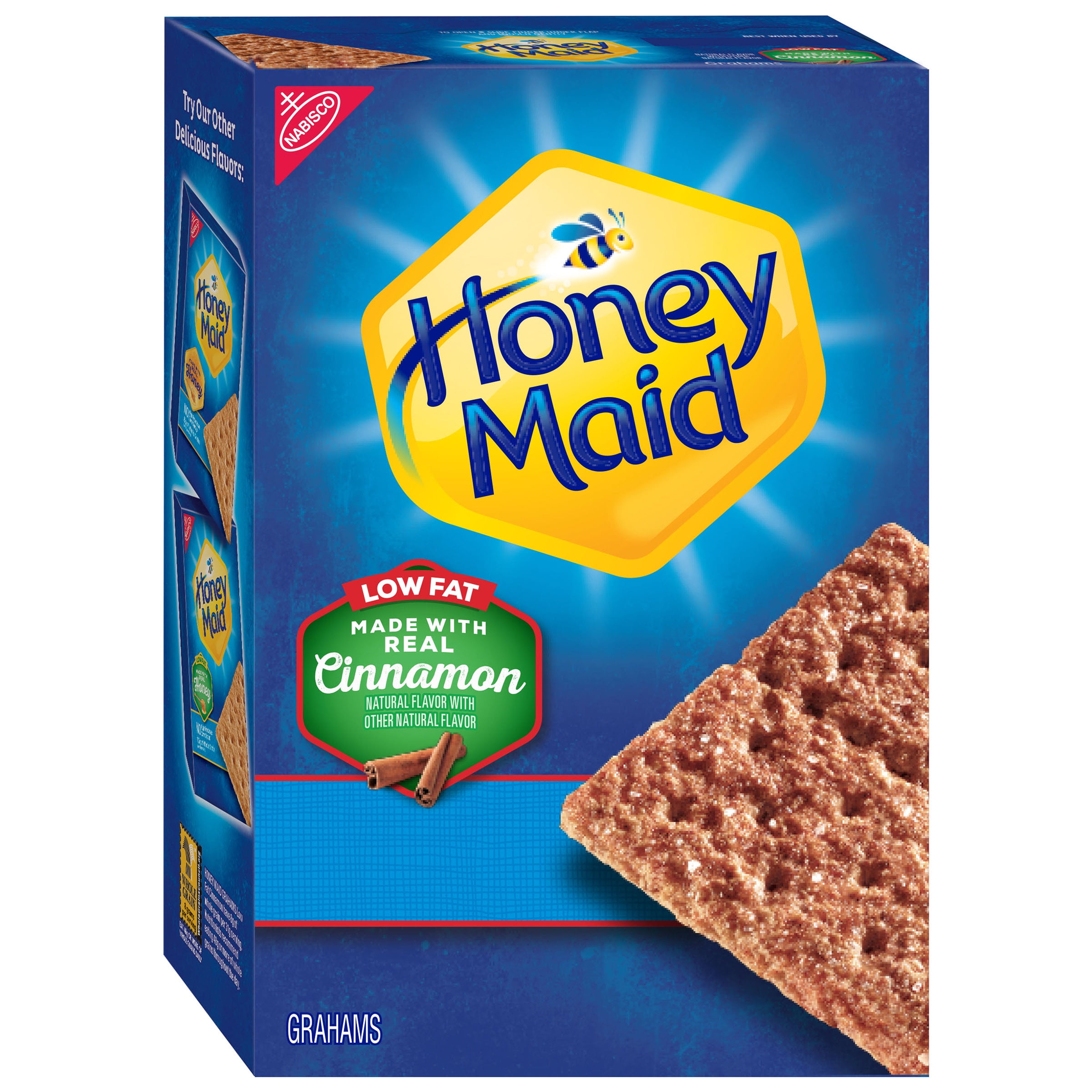 Honey Maid Low Fat Cinnamon Graham Crackers, 14.4 oz