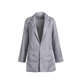 thumbnail image 3 of Aunavey Women's Casual Open Front Blazer Suit Pockets Work Office Cardigan Jacket, 3 of 8