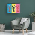 thumbnail image 2 of Trademark Fine Art Alice Straker Lobster Langoustines Pop Art Canvas Wall Art, 2 of 4