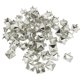 thumbnail image 1 of 100 piezas mide clavos remaches puntos punk diy cuero bolsa zapatos plata Hugo Espárragos piramidales, 1 of 10
