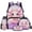 Pink Cherry Blossom Axolotl, variant on Yspwyqan Axolotl Backpack Set 4Pcs with Lunch Box Pencil Case Water Bottle Bag, Cherry Blossom Lightweight Girls Backpack Set for Elementary Middle School Travel Hiking