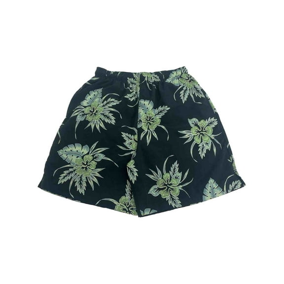 Mens Breakwater Gray Tropic Jungle Plants Board Shorts Swim Trunks Small S