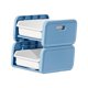 thumbnail image 4 of Caja de almacenamiento debajo del escritorio, organizador de mochila, cesta, , contenedor, caja organizadora para despensa, habitación de niños, Azul 35cm Sin Ruedas, 4 of 9