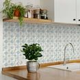 thumbnail image 2 of Mi Alma Peel & Stick Tiles - Light Blue Star Shaped Vinyl Backsplash 12x12, 2 of 10