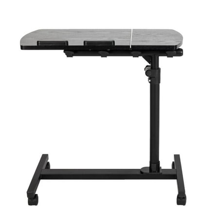BECARSTIAY Four-Wheel Multifunctional Flat Surface Lifting Computer Desk Movable Bedroom Bedside Laptop Table Sofa Bed Side