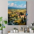 thumbnail image 4 of Tuscan Village Landscape Oil Painting Canvas Print, Suitable for Living Room Bedroom Dining Room Home Office Entryway, 4 of 8