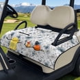 thumbnail image 3 of Xixirimido Quilted Golf Cart Seat Blanket Portable Golf Cart Seat Cover Towel for EZGO Yamaha Club Car & More 2-Seater Carts Foldable for Easy Carry, Boho Floral, 3 of 8