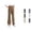Brown, variant on Girls Flare Dress Pants Kids School Uniform Bell Bottoms Trousers Elastic Waist Stretchy Knit Pull on Slacks Clothes