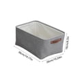 thumbnail image 3 of Cesta de Almacenamiento de Tela con Asas Plegable para Organización del Hogar – Cesto de Ropa, Organizador de Juguetes, Caja de Almacenamiento Decorativa Multiusos – Negro/Gris/Azul/Caqui, 3 of 6