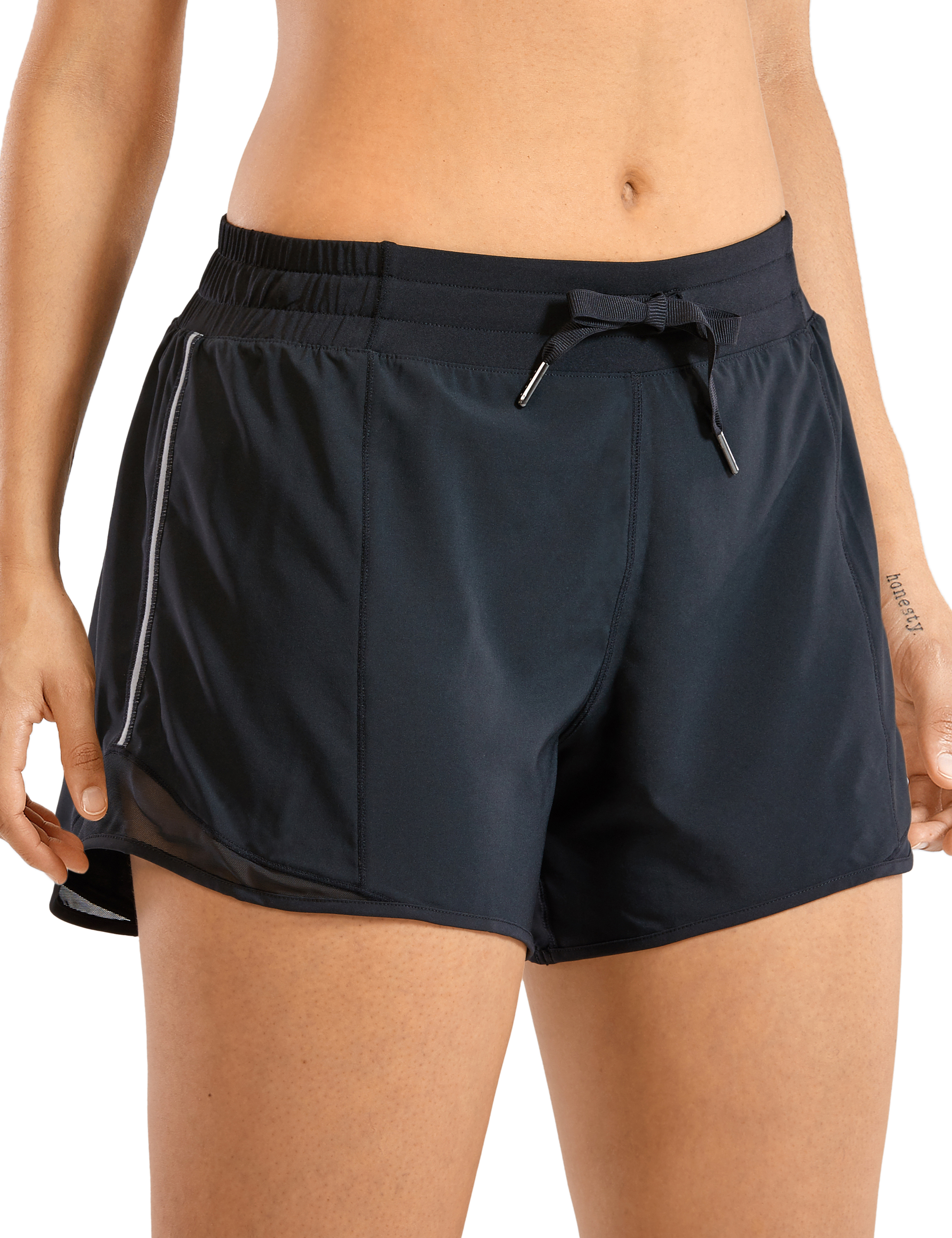 CRZ YOGA Quick-Dry Loose Running Shorts 