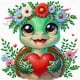thumbnail image 1 of 5D DIY Taladro Parcial Con Forma Especial Flores Y 30x30cm, 1 of 9
