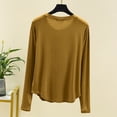thumbnail image 4 of Estbridge Haut de Pyjama en Modal pour Femmes Manches Longues Décontracté - Doux Confortable Mode Hiver Printemps Automne Quotidien Loungewear, 4 of 4