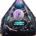 thumbnail image 2 of Pirámide De Orgón Generador de energía de chakra Reiki de cristal de pirámide de orgonita natural (Acuario), 2 of 4