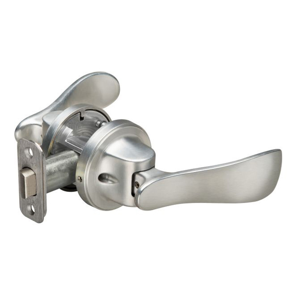 Yale YR11NVUS15 Navis Lever Push Pull Passage Lock Satin Nickel Finish