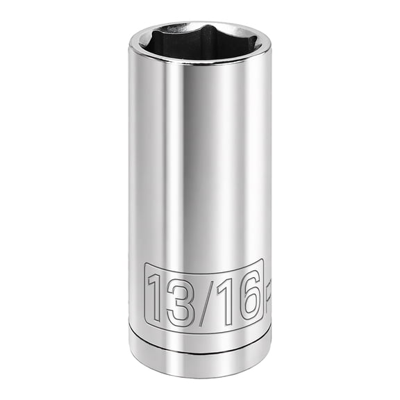 Powerbuilt 3/8 Inch Drive x 13/16 Inch 6 Point Deep Socket - 641207