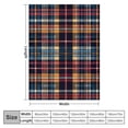 thumbnail image 4 of Orinice Tartan Pattern Warm Lightweight Blanket Soft Fleece Blankets for All Seasons - Multiple Sizes Available 50x60in, 4 of 6