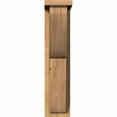 thumbnail image 2 of 5 1/2"W x 12"D x 24"H Crestline Smooth Corbel w/Backplate, Western Red Cedar, 2 of 9