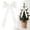White, variant on Clearance Under $1 Satin Bow Ornament, Pre Tied Decorative Bow for Tree and Wreath