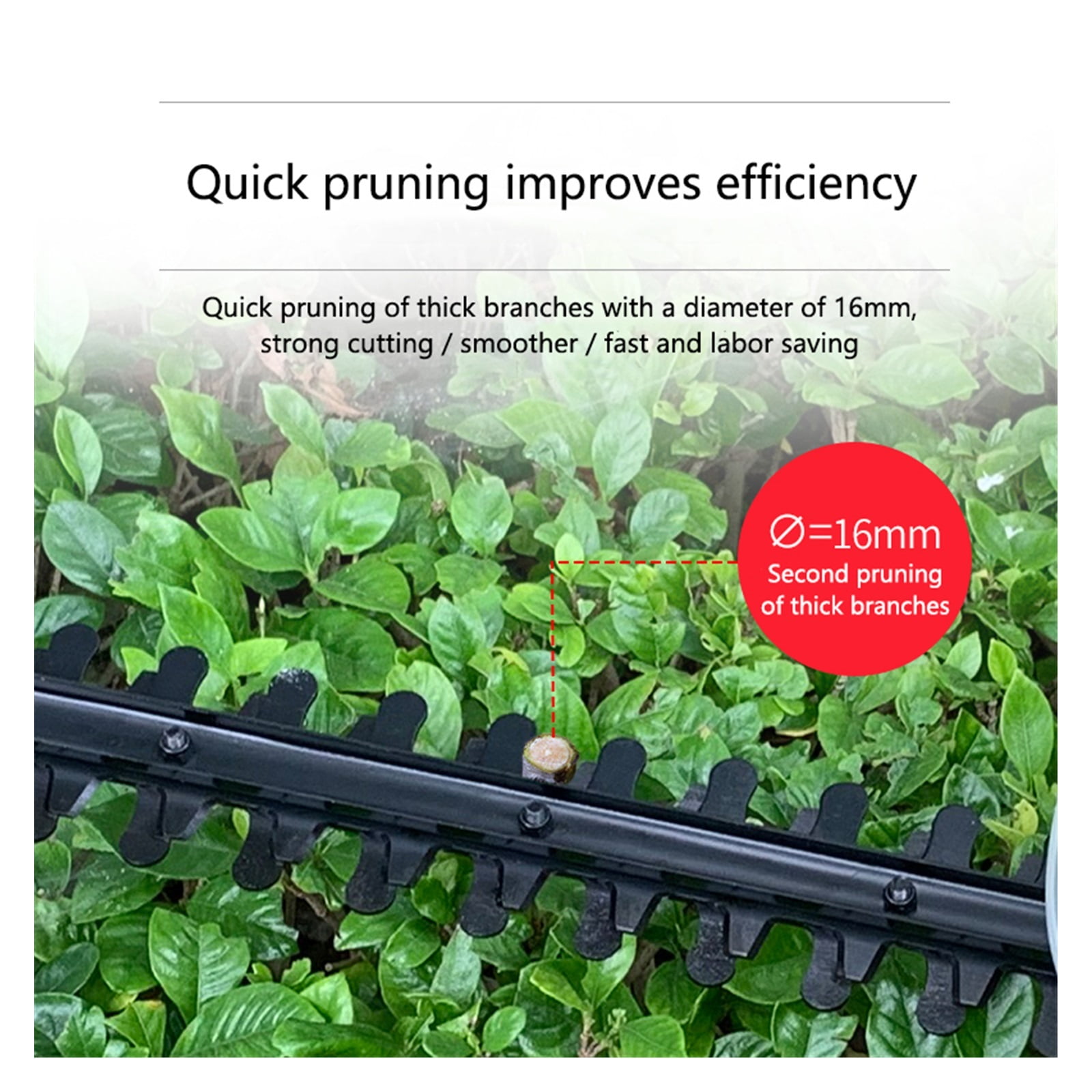 Electric Hedge Trimmer Portable Hedge Trimmer Power Tools Garden Pruning Machine 600W 1750r/min ,2 IN 1 Trimmer & Edger