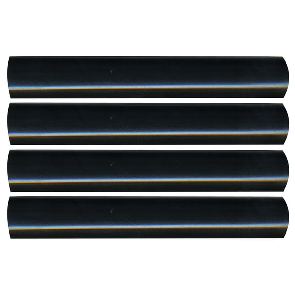 Flexible Dual Wall Adhesive-lined Heat Shrink Tubing 3:1 Black 3/4" ID - 12" Inch 4 Pack