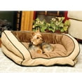 thumbnail image 2 of K&H Pet Products Bolster Couch Dog Bed, Large, Mocha/Tan, 2 of 6