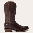 thumbnail image 2 of Men's Stetson Holliday Caiman Boots Handcrafted Round Toe Tobacco, 2 of 7