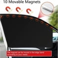 thumbnail image 2 of Wiomeask Long Shelf Life QCCL4PCS-WFS Automotive Window Shades, Black, 6.30" x 1.18", 2 of 6