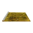 thumbnail image 2 of Ahgly Company Machine Washable Indoor Rectangle Oriental Yellow Industrial Area Rugs, 7' x 10', 2 of 4