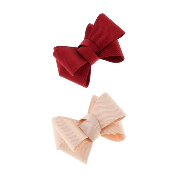 Clips para Zapatos Yinane con Lazo de Cinta Adornos Accesorios Rojo