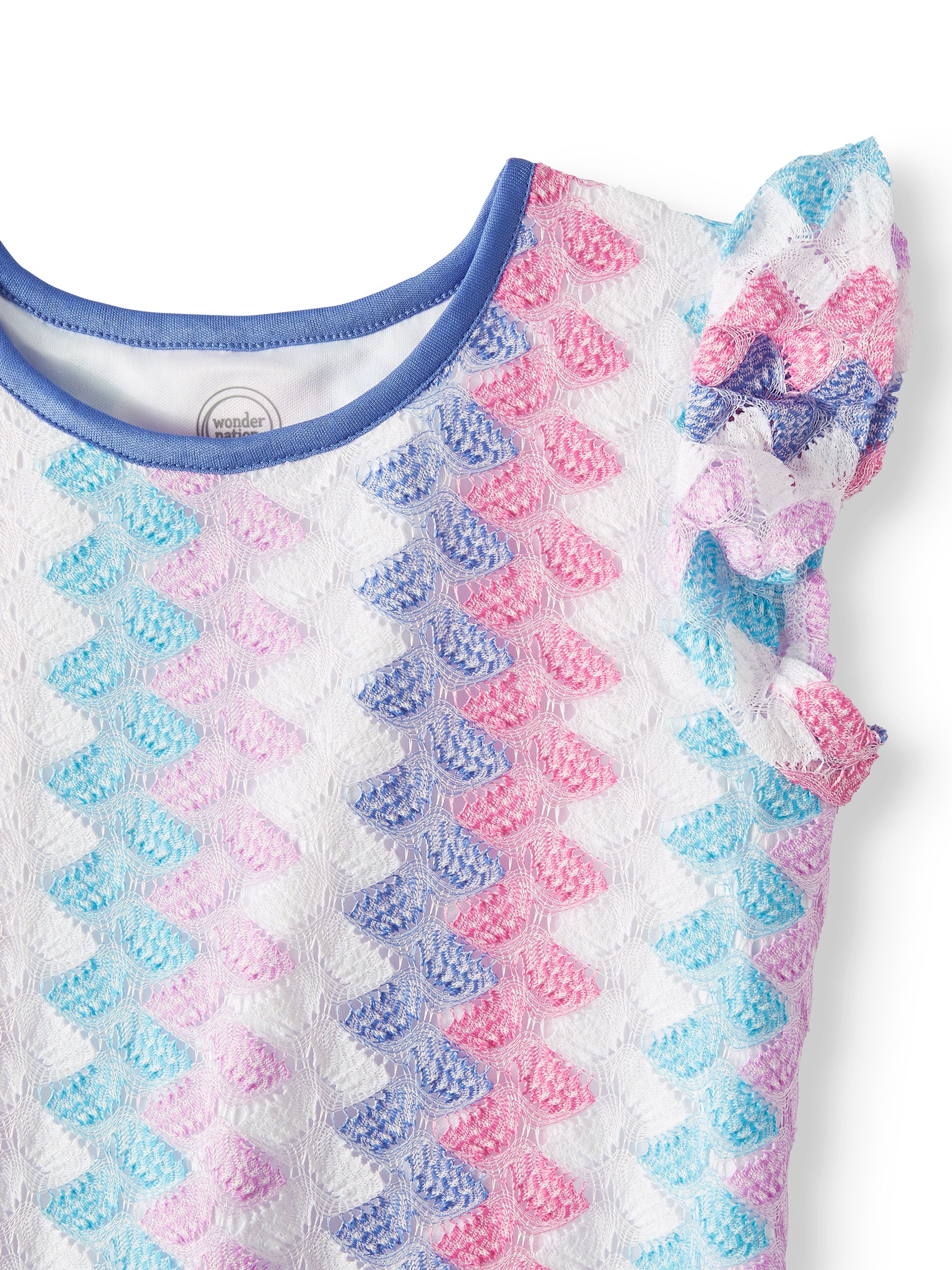 Wonder Nation Knit Lace Peplum Hem Dress (Little Girls, Big Girls & Big Girls Plus) - image 3 of 3