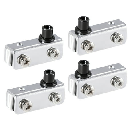 Chrome Pivot Door - 40x13x15mm Glass Hinge Polished Chrome Glass Door Pivot Hinge 2 Pair