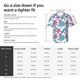 thumbnail image 6 of Lsque Hawaiian Style pattern Hawaiian Shirt for Men, Unisex Summer Beach Casual Short Sleeve Button Down Shirts-Small, 6 of 9