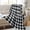 Black White Gingham Pattern Vector, variant on Plush Blankets Soft Glowing Throw Soft Cozy Blankets For Couch Bed Travel Office Camping Black White Gingham Pattern Vector