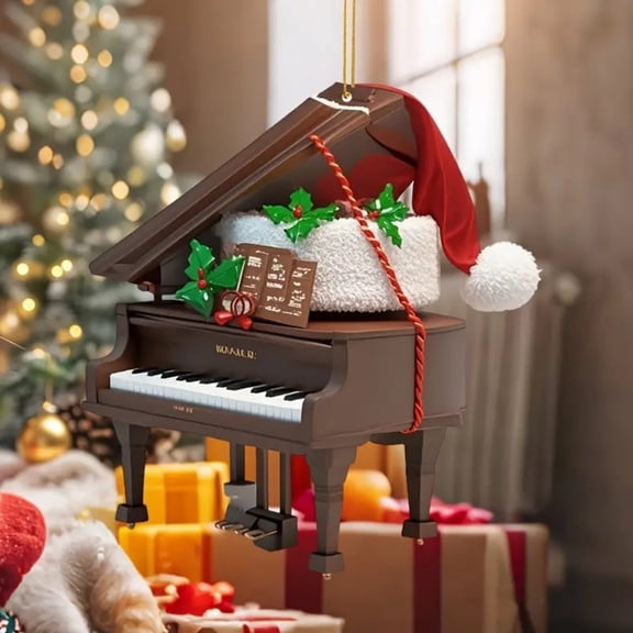 Personalized Piano Ornament, Custom Music Instrument Gift, Player Keyboard Ornament Decor Gift Piano Lover, Personalized Keyboard Ornament, Holiday Musical Gift