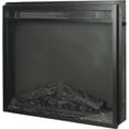thumbnail image 5 of 23 inch electric fireplace insert, ultra thin heater with log set & realistic flame, remote control with timer, overheating protection, 5 of 8