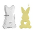 thumbnail image 3 of Easter Auspicious Love Rabbit Candle Silicone Oven For Fresh Baked Scent Beads DIY Handmade Fresh Soap Resin, 3 of 7