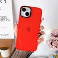 thumbnail image 2 of for iPhone 13 for iPhone 14 Phone Case, Neon Clear Fluorescent Transparent Case,Soft Slim Bumper Protective Case for iPhone 13 for iPhone 14 6.1 inches - Red, 2 of 10