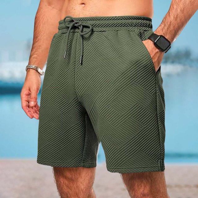 WILLBEST Conjunto de Dos Piezas de Pantalones Cortos de Manga Corta con Estampado de Costuras Absorbentes Transpirables y Deportivos para Primavera y Verano para Hombre