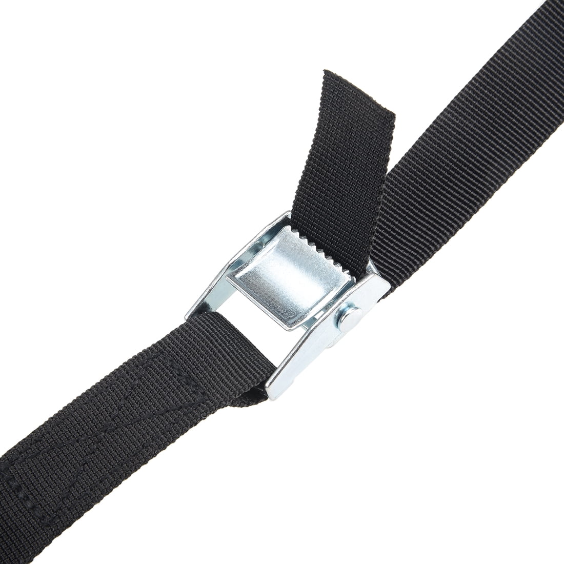 UTILITY STRAP REAL LEATHER 25mm 1/" HEAVY DUTY NICKEL BUCKLE VARIOUS LENGTHS