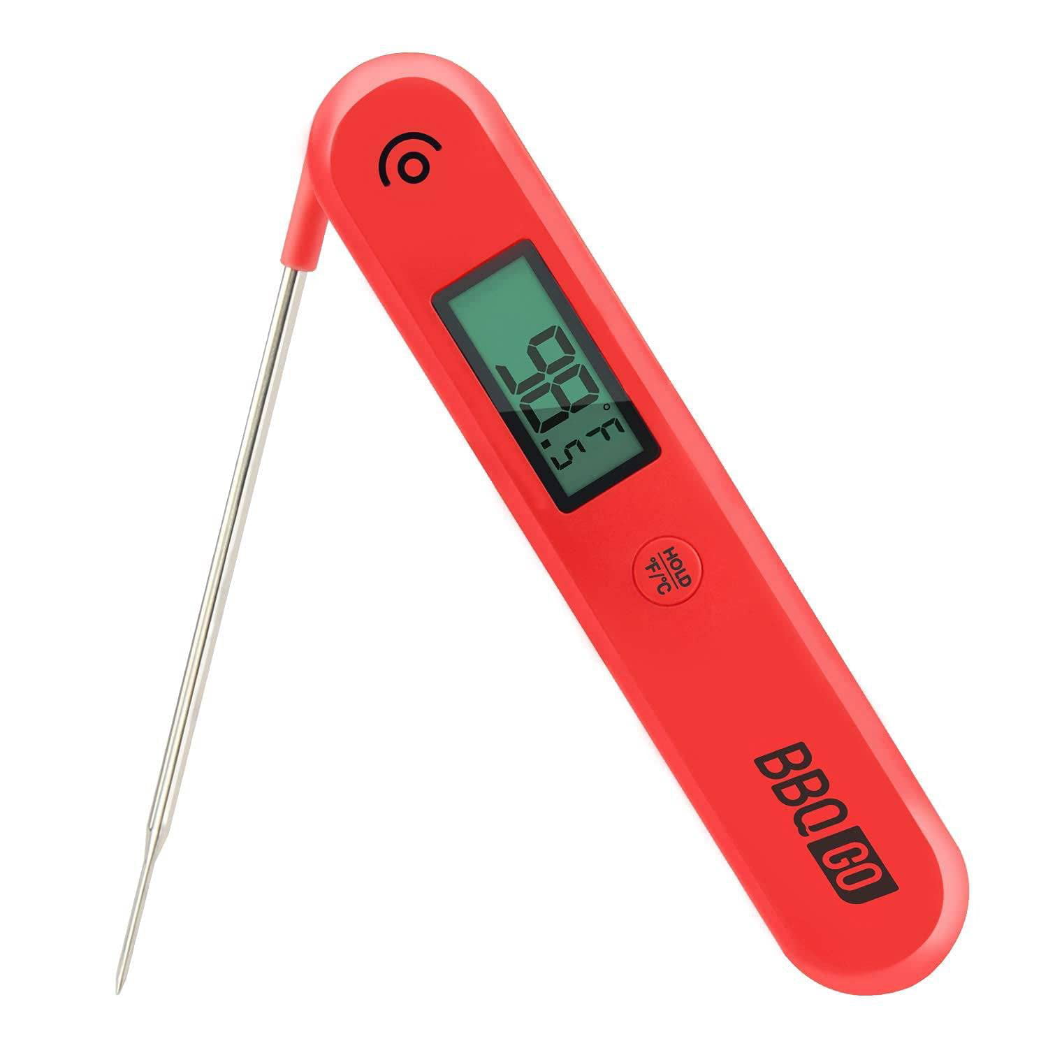 Folding Digital LCD Cooking Food Kitchen Instant Read Probe Thermometer Meat BBQ 