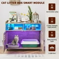 HNEBC Litter Box Enclosures, Litter Box Enclosure Furniture, Hidden