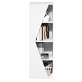 thumbnail image 5 of Furinno ECON Stackable 2-in-1 Bookshelf 4-Tier Corner Bookcase White, 5 of 7