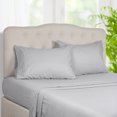 thumbnail image 3 of 1000 Thread Count Sateen Weave Luxury Deep Pocket Cotton Blend Sheet Set, 3 of 5
