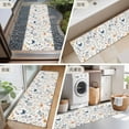 thumbnail image 6 of Watercolor Wildflowers 2x6 Kitchen Runner Rug, Spring Pastoral Botanical Flowers Non-Skid Rubber Backing Large Rectangle Rugs - Living Room Bedroom Home Office, Indoor Floor Mat Carpets Washable Rug, 6 of 9