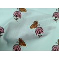 thumbnail image 4 of oneOone Cotton Cambric Fabric Floral & Block Printed Craft Fabric BTY 56 Inch Wide, 4 of 4