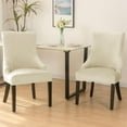 thumbnail image 3 of Velvet Wingback Side Chair Cover Slipcover Stretch Washable Sloping Armchair Accent Chair Protector Seat Cover for Dining Room Banquet Home Party Decor 1PACK, 3 of 8