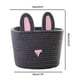 thumbnail image 2 of Bonita cesta de conejo con orejas de conejo de Pascua, bolsa de almacenamiento portátil para dulces, cosméticos y refrigerios., 2 of 11