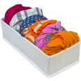 Sorbus Set of 4 Foldable Drawer Dividers, Storage Boxes, Closet