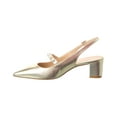 thumbnail image 2 of Stuart Weitzman Pia Mary Jane Leather Slingback Pump, 8, Silver, 2 of 5