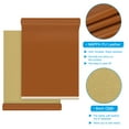 thumbnail image 3 of Uxcell 54x19.7x0.03 Inch PU Leather Book Cloth, Soft Colored Faux PU Leather Sheets, Brown, 3 of 6